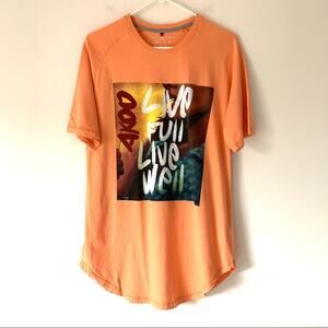 Akoo Orange Live Full Live Well T-shirt Medium